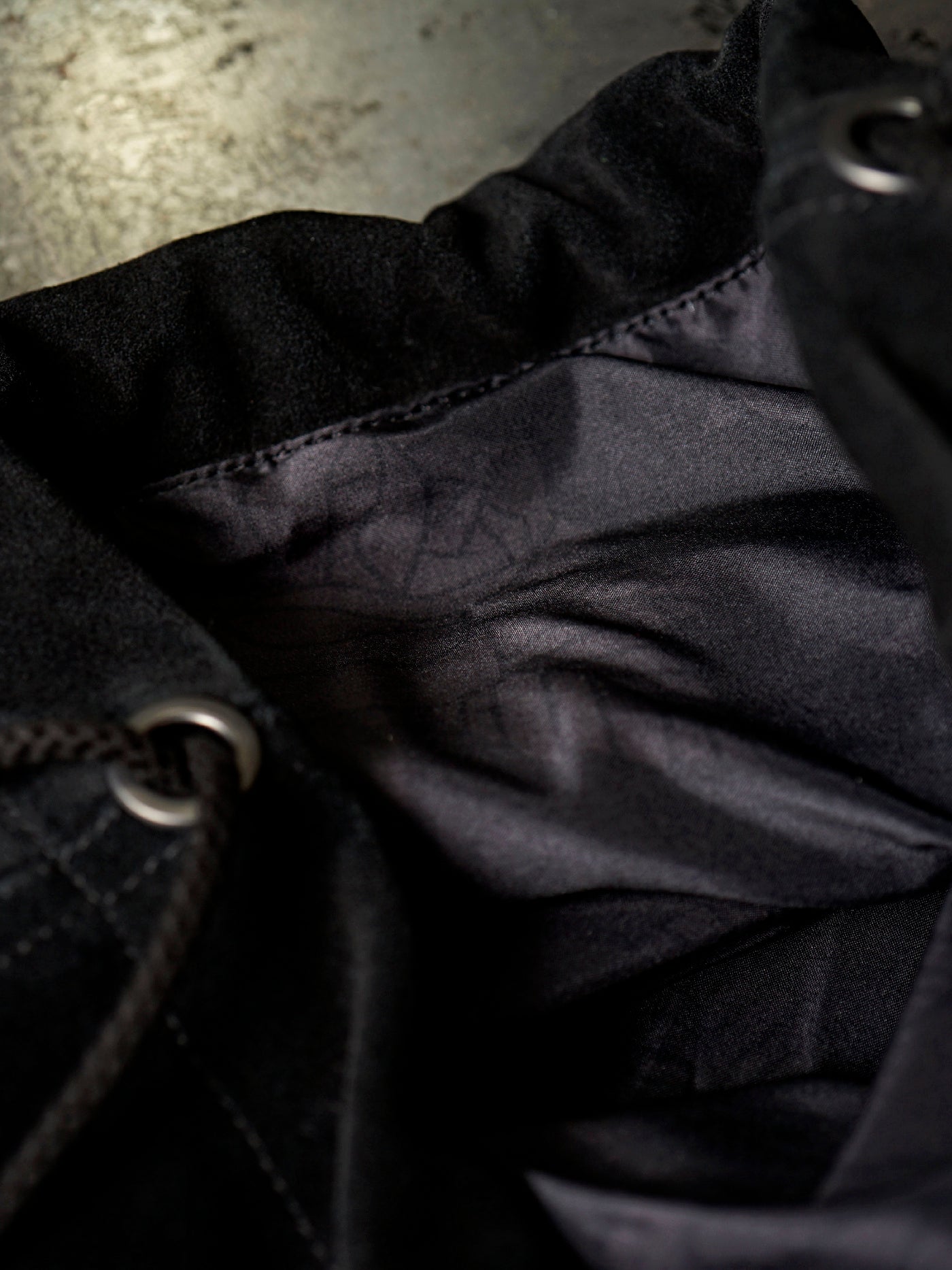 GANGSTERVILLE | DARK NOIR - LEATHER EFFECT BAG "SUEDE" / GSV53G05