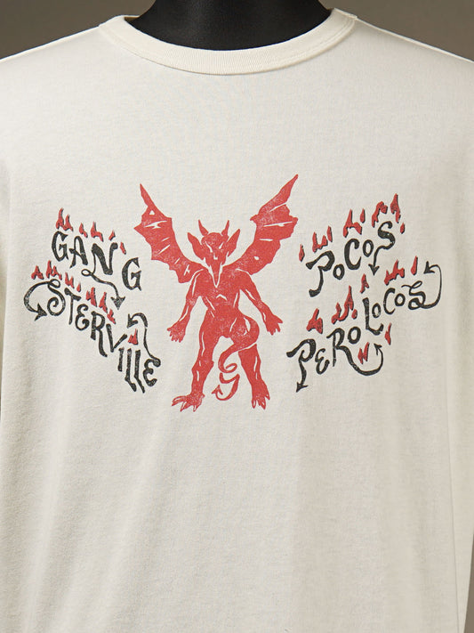 【6.10 (Tue) Release】GANGSTERVILLE | SPICY DEVIL - S/S T-SHIRTS / GSV5124 - White