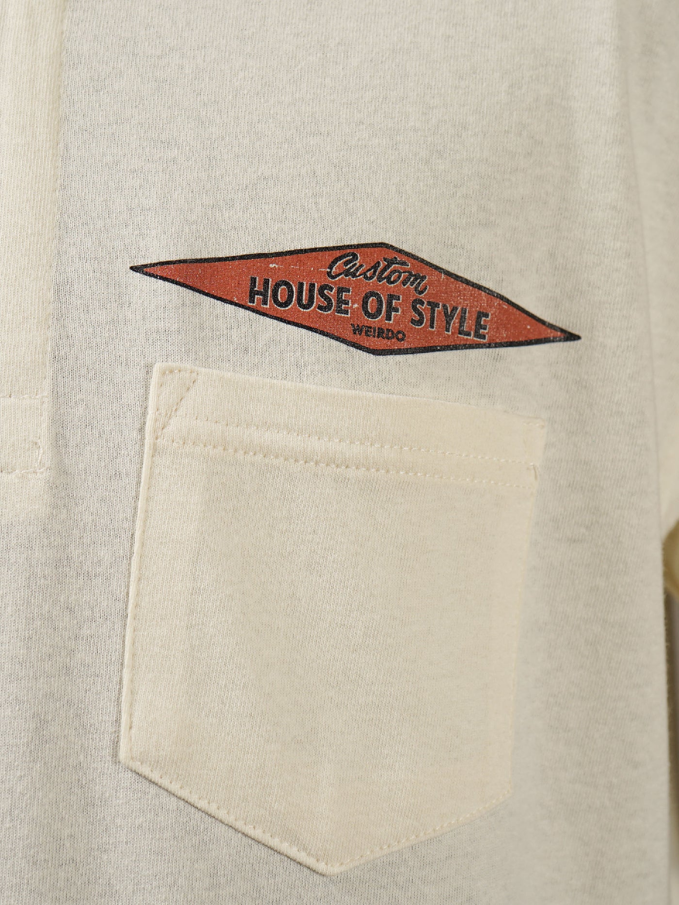 WEIRDO | WEIRDOS KUSTOM - S/S HENRY T-SHIRTS / WRD5125 - White