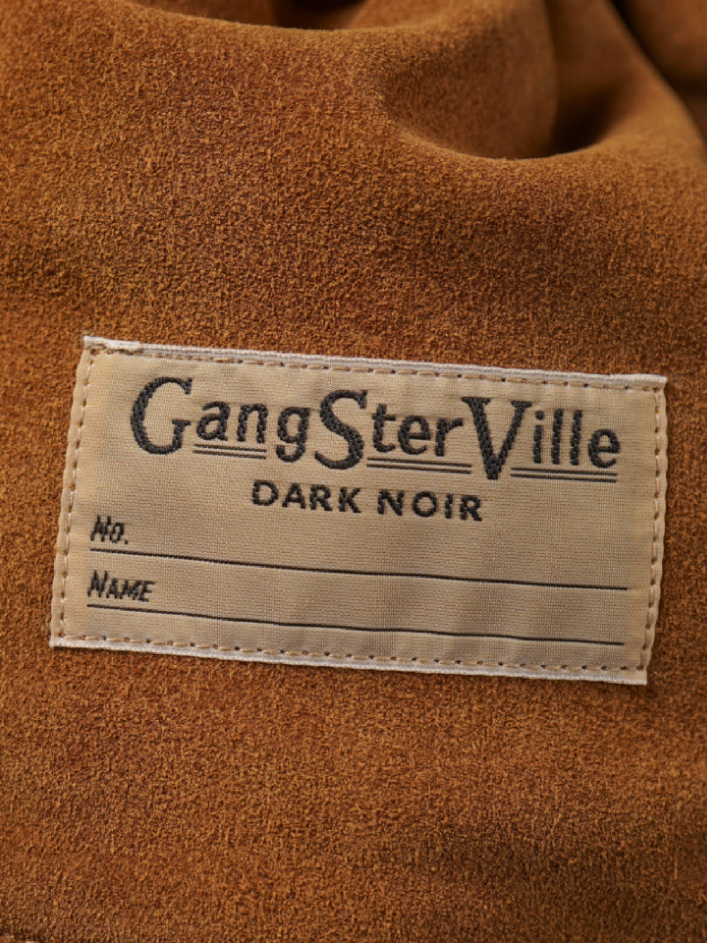 GANGSTERVILLE | DARK NOIR - LEATHER EFFECT BAG "SUEDE" / GSV53G05