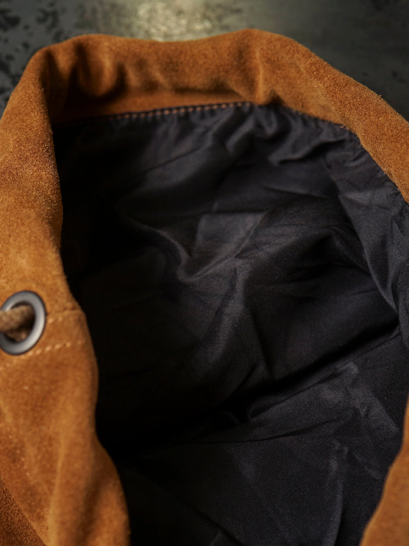 GANGSTERVILLE | DARK NOIR - LEATHER EFFECT BAG "SUEDE" / GSV53G05