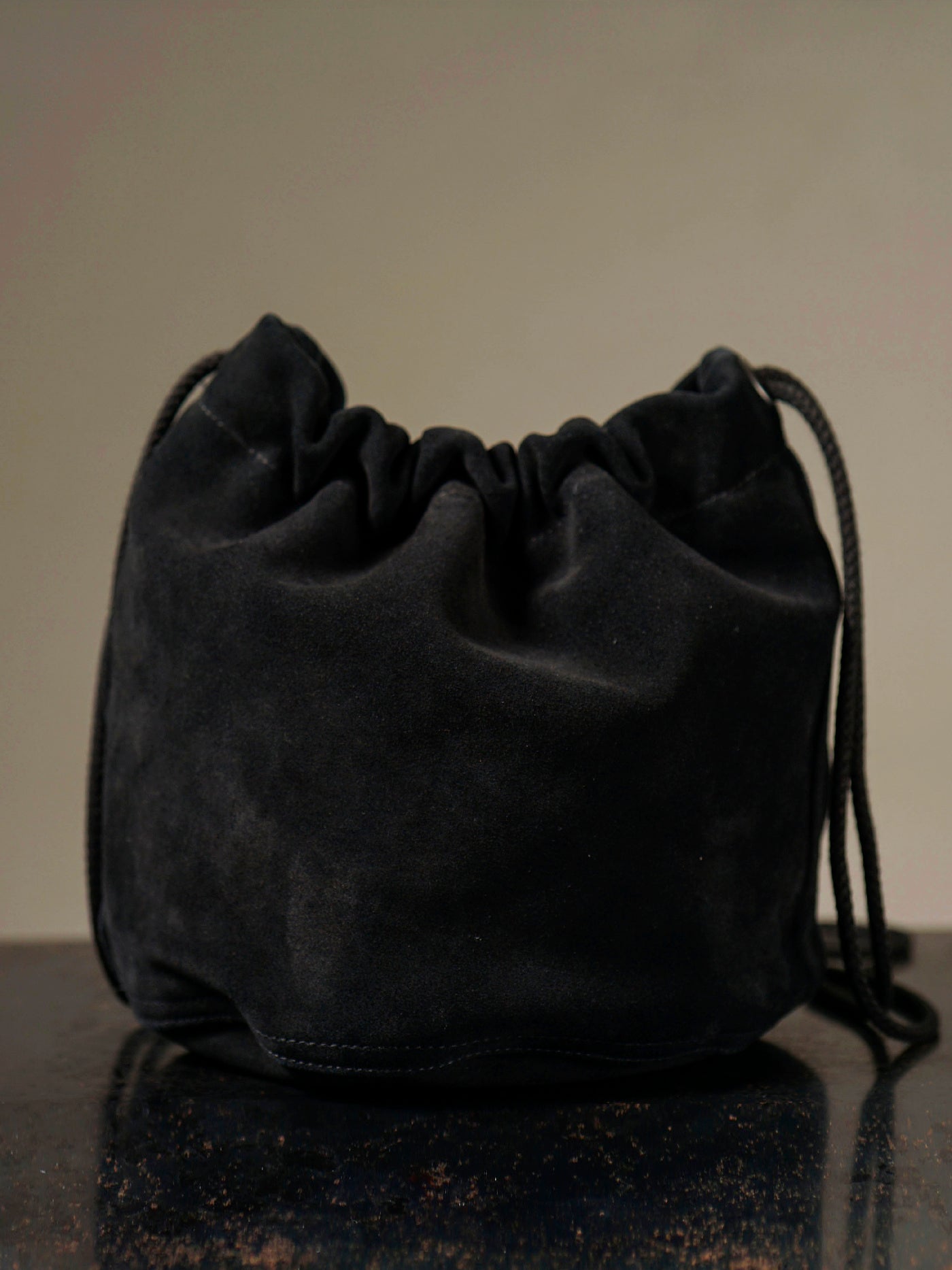 GANGSTERVILLE | DARK NOIR - LEATHER EFFECT BAG "SUEDE" / GSV53G05