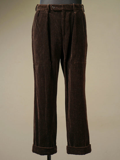 【10.24 (Fri) Release】BY GLADHAND | GLADWELL - STOMP FIT TROUSERS / BYGH5310 - Dark Brown