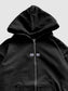 【1.24 (Sat) 12:00 Release】MINE USA | Embroidery Zip Up Hoodie - Black
