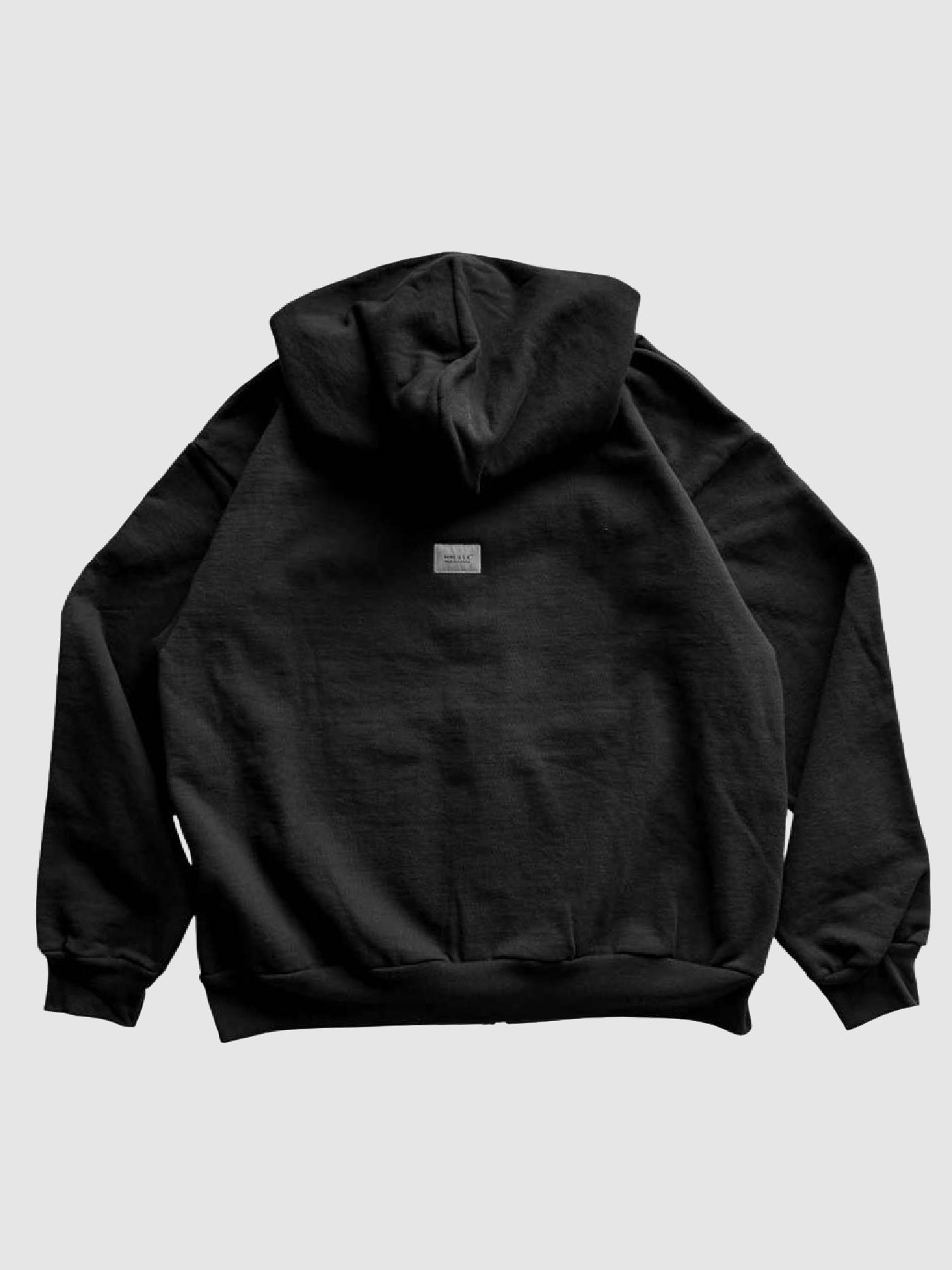 【1.24 (Sat) 12:00 Release】MINE USA | Embroidery Zip Up Hoodie - Black