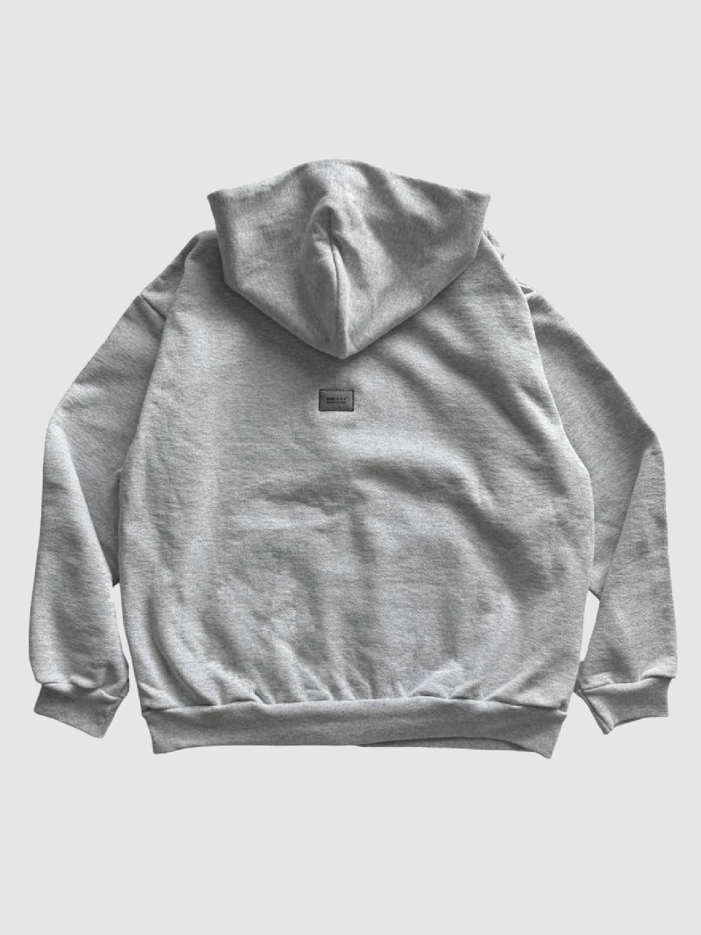 【1.24 (Sat) 12:00 Release】MINE USA | Embroidery Zip Up Hoodie - Ash Gray