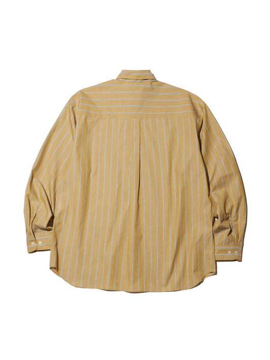 RADIALL | LAIDBACK - B.D. COLLARED SHIRT L/S - Root Beer