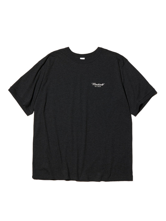 RADIALL | OVAL CREW NECK T-SHIRT S/S - Heather Black