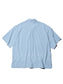 RADIALL | FLAMES OPEN COLLARED SHIRT S/S - Ice Blue