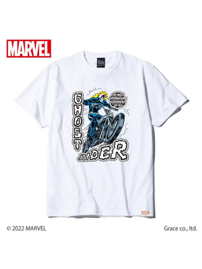 GOOD HELLER | GHOST RIDER S/S T-SHIRT - White