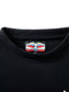 GOOD HELLER | TWO TONE CREW NECK SWEAT - Blue/Black