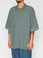 RADIALL | BIG WAFFLE - POLO SWEATSHIRT S/S - Sage Green