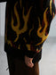 WEIRDO | PSYCHO FLAMES - SWEATER - Black