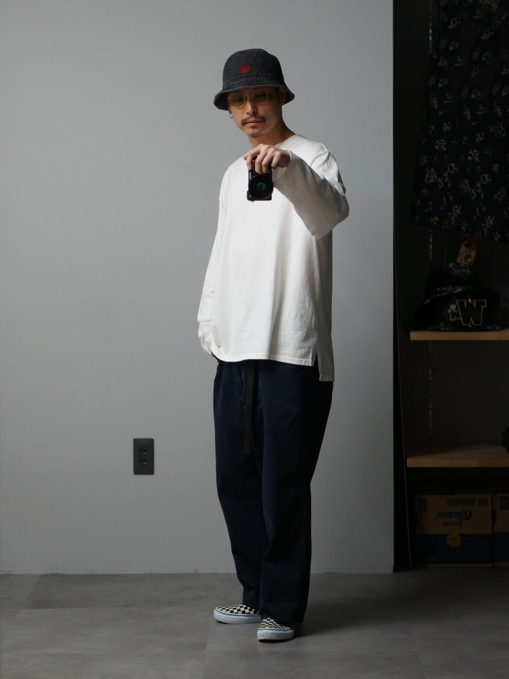 WAX | BAGGIES LONG TEE - Off White