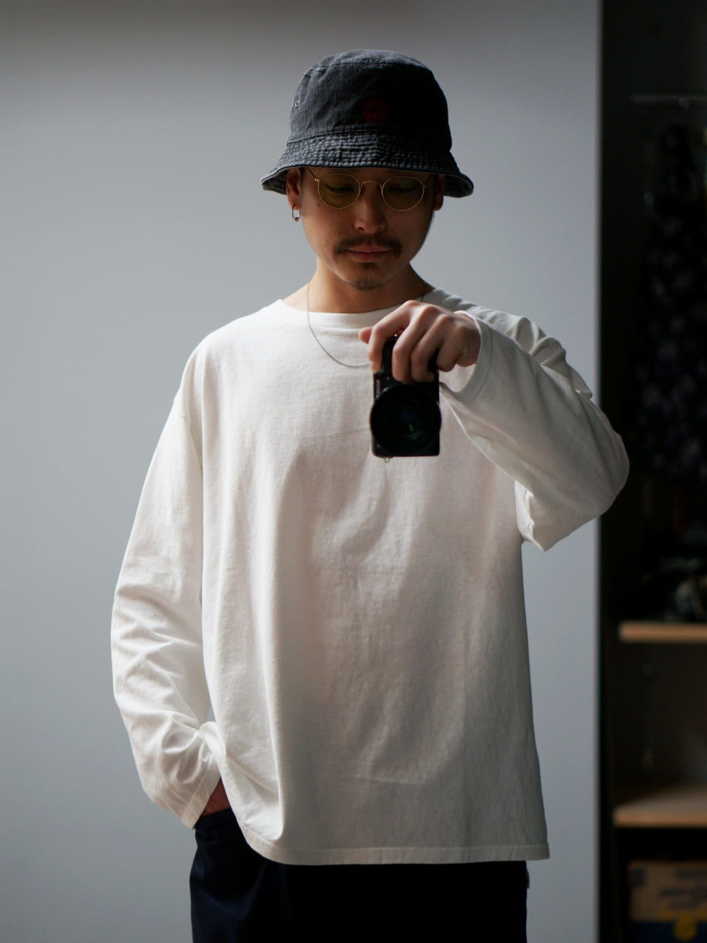 WAX | BAGGIES LONG TEE - Off White