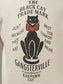 GANGSTERVILLE | BLACK CAT MARK - L/S T-SHIRTS - White