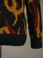 WEIRDO | PSYCHO FLAMES - SWEATER - Black