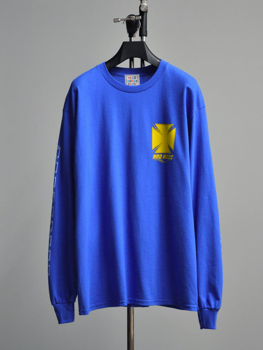 MAD MOUSE COMIC | TH L/S Tee - Blue