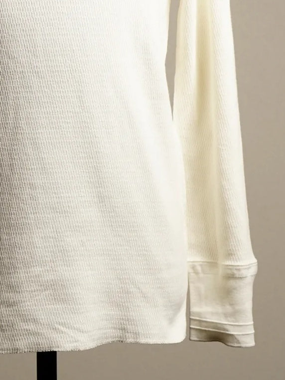 GLADHAND & Co. | WAFFLE L/S T-SHIRTS - White