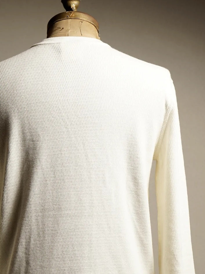 GLADHAND & Co. | WAFFLE L/S T-SHIRTS - White