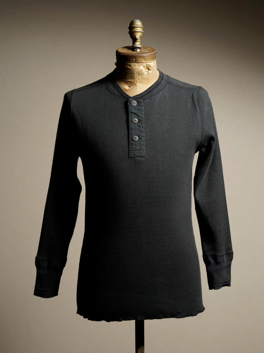 GLADHAND & Co. | THICK HENRY L/S T-SHIRTS - Black