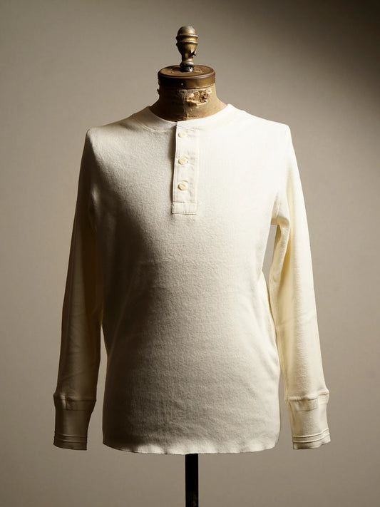 GLADHAND & Co. | THICK HENRY L/S T-SHIRTS - White