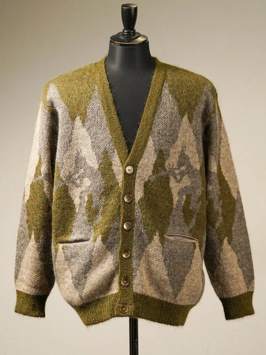 GANGSTERVILLE | DEVIL'S HOLIDAY - MOHAIR CARDIGAN - Green